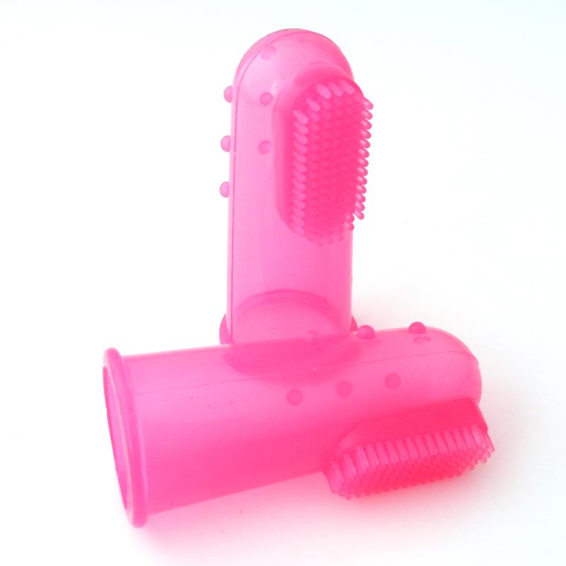 Brosse à dents pour animaux en silicone