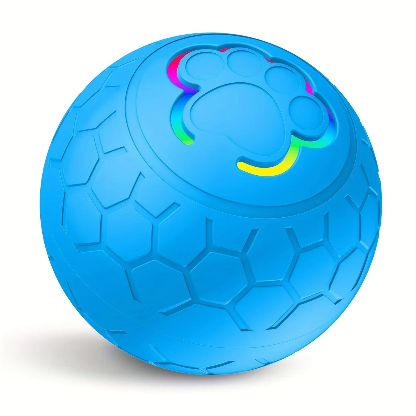 Ballon jouet interactif pour animaux de compagnie - Balle rebondissante rechargeable résistante aux morsures