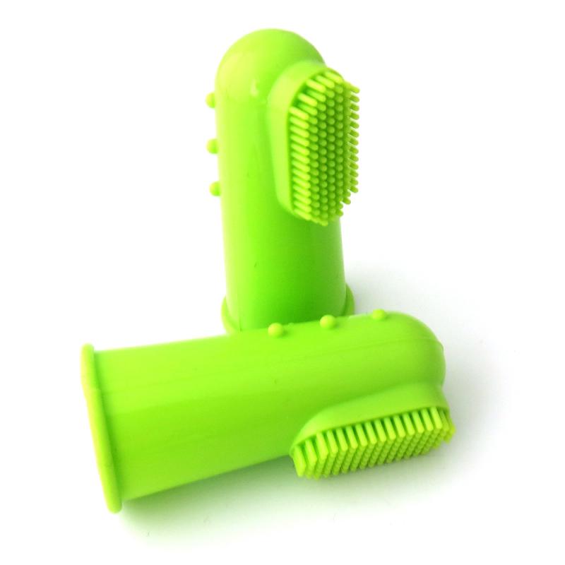 Brosse à dents pour animaux en silicone