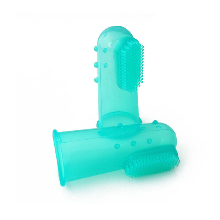 Brosse à dents pour animaux en silicone