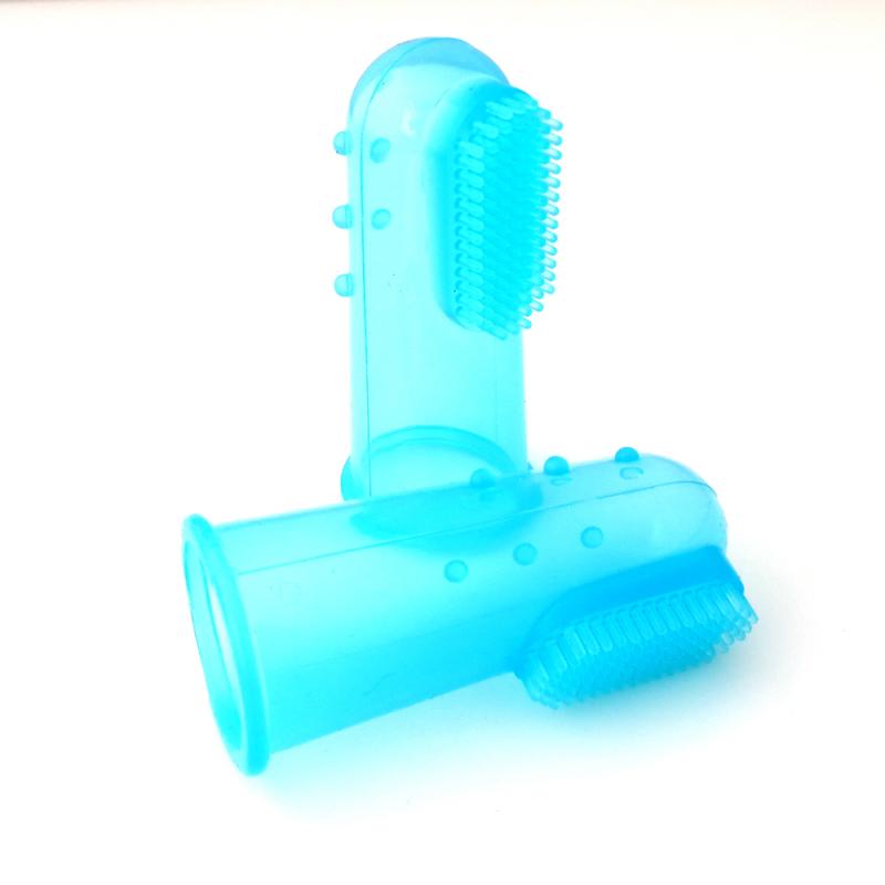 Brosse à dents pour animaux en silicone