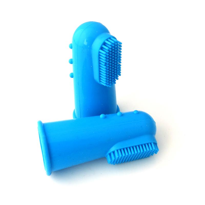 Brosse à dents pour animaux en silicone